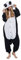 SAMGU Pigiama Animali Cosplay Uomo Donna Adulti Costume Tuta Nero + Bianco M