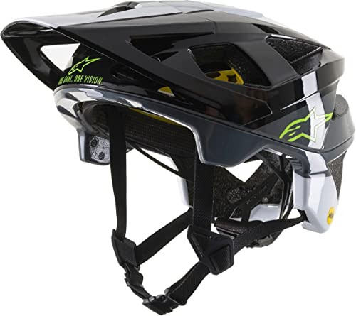 Alpinestars Vector Tech MIPS Helmet Cool Gray Gloss Helme, Pilot Black White Co, M