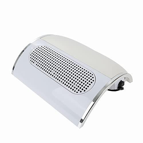 POPSPARK 40W Aspirateur de Table pour manucure Professionnel, Nail Aspiration de Poussière Collector d'Ongles Outil de Nettoyage Machine pour Nail Art avec la Manucure de 3 Ventilateurs