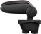 LP Trade Accoudoir Central pour 208 I | Accessoire Console de Rangement et Repose-bras avec Compartiment Organiseur | Pièce Détachée d'Intérieur de Voiture | Simili Cuir Noir - Couture Rouge