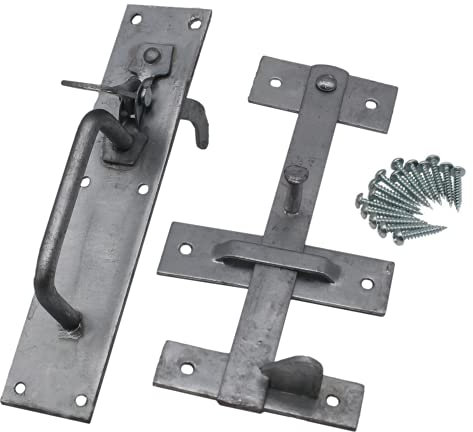 Gate Latch | Suffolk Pattern | Hot Dip Galvanised Finish | 216 x 50mm