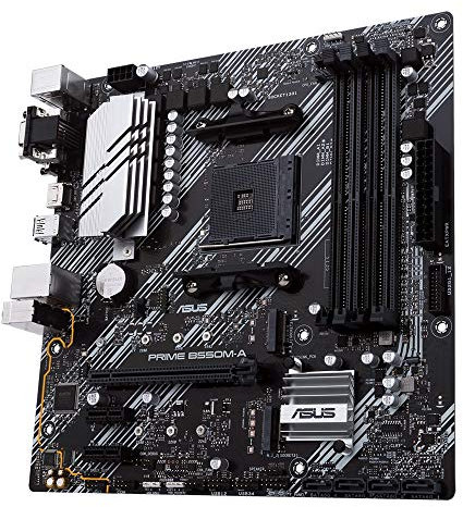 ADMI CPU Motherboard Bundle: AMD Ryzen 5 5600X 6 Core 4.6GHz Boost CPU, ASUS Prime B550M-A Micro ATX Motherboard, No RAM