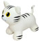 GERARDO'S Toys My First Jumpy für Kinder ab 1 Jahr, Bouncy Hopper Ride on Animal White Cat mit Pumpe enthalten, aufblasbare Hüpfburg für Kleinkinder drinnen und draußen