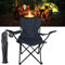 Xample® Folding Camping Chair – Outdoor Portable Garden Chair, Lightweight Design Lounger Seat with Cup Holder – Ideal for Summer to go Beach, Sun Bathing, Fishing, Parties, Trips and BBQs