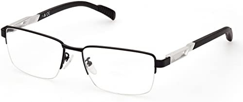 adidas SPORT SP5026 Brille, Mattschwarz, 55/17/140 für Herren, Mattes Schwarz