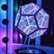 EHOTER Infinite 3D Dodekaeder Farbkunst Licht Kreative Cool Space Sicence LED Nachtlampe Infinity Spiegel Dekorative Lampe USB Ladegerät Home Schlafzimmer Desktop Dekoration
