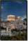 Rahmenbild Akropolis | Wandbild mit Rahmen schwarz | Bild Griechenland | Die Akropolis ist eine antike Zitadelle, die auf einem Hügel in der Stadt Athen liegt | Wohnzimmer Schlafzimmer | 40 x 60 cm