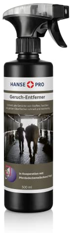 Hanse Pro Geruchs-Entferner, 1 x 500 ml I perfekt für Pferde-Stall, Box, Pferde-Decken, Reiter-Bekleidung, REIT-Stiefel I stoppt Gerüche von Pferd, Katze und Hund I gebrauchsfertig I wirkt schnell