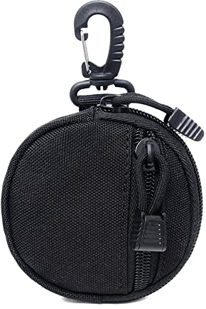 duoyif Taktische Hüfttaschen EDC Pouch Mini EDC Tasche Tactical Wallet Runde EDC Bag Kleine Tasche Herren Geldbörse Pouch Gürteltasche Beutel Für Camping Wandern Reisen Radfahren Klettern Outdoor
