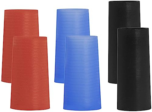 Supvox 6-Teiliges Saxophon-Halshülsen-Sortiment Saxophon-Halshülse Altsaxophon-Dichtung Silikonhüllenschutz Anstelle Von Korkplatte Für -/Sopran-/Tenorsaxophon