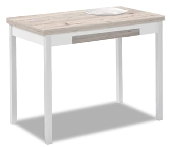 ASTIMESA Mesa de Cocina Extensible, Amundsen, 140 x 50 cm