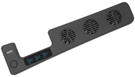 LYEAA Host Ventilateur de refroidissement efficace 9500 tr/min pour console de jeu arrière 3 vitesses pour console PS Slim