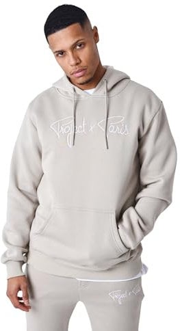 Sweat à Capuche Signature Gris fumé S