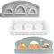 ALEFBET Silikonformen Gießformen, Silikonform Kerzenhalter, Silikon Gießform Kerzenhalter, Silikonformen Kerzenhalter，Gipsformen zum Gießen (Bogenbrücke)