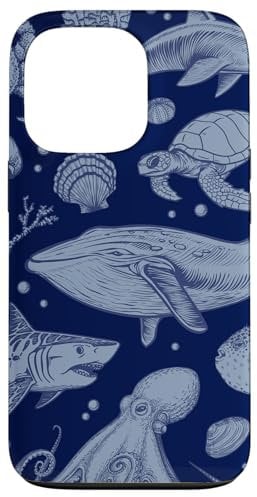 iPhone 13 Pro Ocean Life Sea Aesthetic Fish Beach 90s Vintage Graphic Case