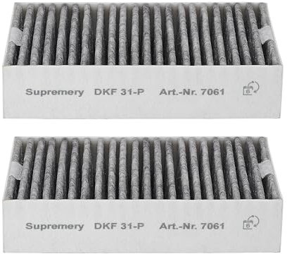 Supremery 2x filtri a carbone attivo compatibili con Miele DKF 31-P cappe aspiranti filtro antiodore con carbone attivo