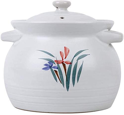 Olla de arcilla para cocinar olla de barro cacerola cacerola de arcilla - olla firme y segura resistente a altas temperaturas