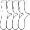 Cabilock 4pcs Bin Bag Holder Hoop Elastic Ropes for Rubbish Bag Camping Bin Straps