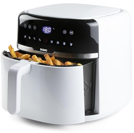 DOMO DO1148FR Deli-fryer - 8 L - 1800 W - blanc