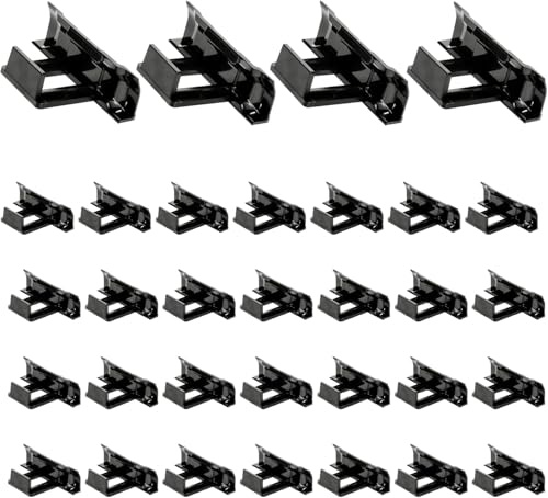 32 Pièces Clips de Drainage pour Panneau Solaire 30mm | Clips de Nettoyage Panneau Photovoltaïques Evacuation Eau et Boue pour Panneau Photovoltaique Attache Panneau Solaire Durable