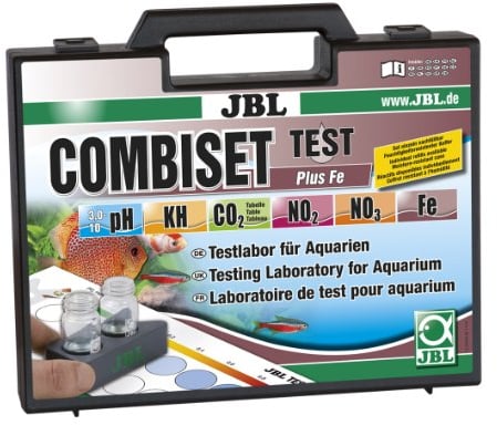 JBL Test Combi Set Plus Fe 25500 Testkoffer für Wasserwerte inkl. Eisentest in bepflanzten Aquarien