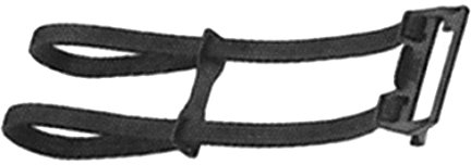 Point Gepäckträger Doppelspanngurt- verstellbar, schwarz, 25-44cm, 05206300