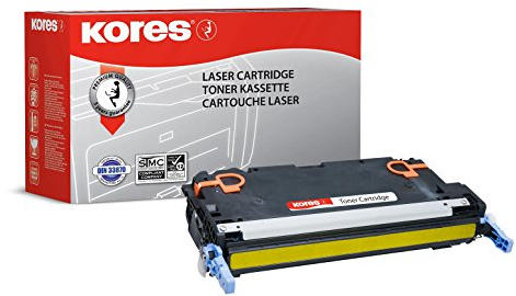 Kores Tonerkartuschen für Modell Color Laserjet 3600, 4000 Seiten, gelb