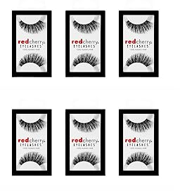 Red Cherry #43 False Eyelashes (Pack of 6 Pairs) by Cydraend