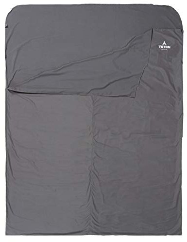 TETON Sports Schlafsack Liner; inklusive Stuff Sack, schwarz