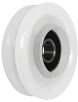 Zabi Nylon Seilrolle d= 52 mm fur Seil 8 mm Kunststoffprofilrollen mit Lagerung (Kugellager) d = 52 mm/8L