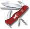 Victorinox Hunter Swiss Army Pocket Knife, Large, Multi Tool, 12 Functions, Locking Gutting Blade, Red
