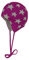 Döll Unisex Inka Bindemütze Strick Mütze, Violett (Wild Aster 7032), 41