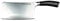 Rockingham Forge Equilibrium 16.5cm Cleaver, German Stainless Steel Blade, Black Handle, Silver