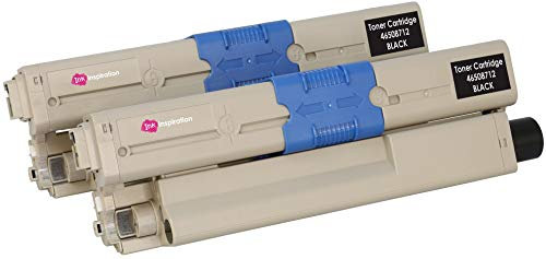 2 Tóners compatibles para Oki 46508712 C332DN C332DNW MC363DN MC363DNW | Negro: 3500 páginas