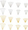 Craftdady 1600Pcs Mixed Colors Head Pins Ball Head Pins Flat Head Pins Wire Disc Headpins for Beading Jewelry Making