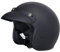 Zorax ZOR-604 Matt Black L (59-60cm) Scooter Motorcycle Motorbike Open Face Crash Jet Helmet for Men Women Road Legal ECE2206