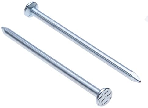 Chiodi per Legno con Testa Tonda Piatta (Quantità da 500) Chiodi Ferro Testa Piana Zinco Placcato Fai da te e Artigianato per Mobili Taglia: Lunghezza 30 mm Diametro del chiodo 1.6 mm