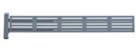 Protezione anticaduta per davanzale, per fioriera da esterno, masu SET DI ESTENSIONE, utilizzabile solo in combinazione con il set di base, edizione austriaca (moderno, grigio segnale)