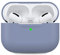 AHASTYLE Silikon Hülle für Airpods Pro Schutzhülle und Haut Case für AirPods Pro [Front-LED Sichtbar] [Kabelloses Laden] Kompatibel mit Airpods Pro 2019 (Ohne Karabiner, Lila-blau)