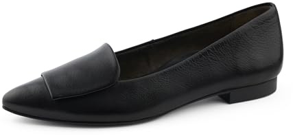 Paul Green Women Ballet Flats, Ladies Classic Ballet Flats,Flats,Summer Shoe,Classic,Elegant,Schwarz (Black),38.5 EU / 5.5 UK