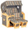 Sunny Smart Strandkorb 305 Z Comfort XL Pinie Vintage-braun Stoff 1235