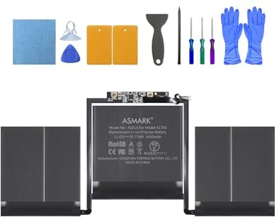 ASMARK Bateria MacBook Pro A1706 per 13 Pulgadas 2016-2017 Batería A1819 Battery
