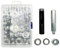 Grommet Werkzeug Kit 16mm, 100pcs Ösen Set und Grommet Ösen Planenösen mit Ösenzange Ösenwerkzeug Set für Planen Leder Stoff Vorhang Poolabdeckung