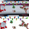 Weihnachtsmagnete Set 22Pcs Reflektierende Auto Weihnachten Weihnachts Mann Rentier Baum Lichter Glühbirne Magnet Set Garagenzwerge Magnete Urlaub Kühlschrank Auto Garagentor Briefkasten Dekorationen