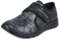 Aerosoft Damen Klett-Halbschuh Stretch 19 Weite G-H Wechselfußbett rutschhemmend (Schwarz 24, Numeric 42)