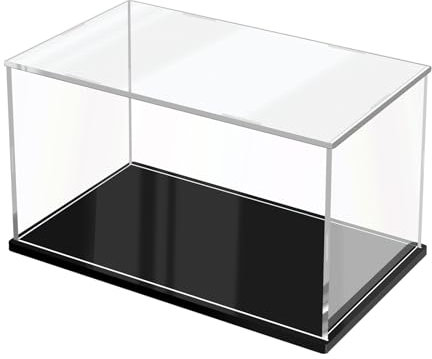 JUJOMAT Schaukasten Acryl für Lego Staubdichte Acryl Vitrine Schaukasten für Spielzeug und Sammlerstücke Transparente Display Case 35*20*20cm