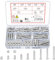 Vwoqiy 270 Stück M6 Schrauben Set, Linsenkopfschrauben Muttern und Unterlegscheiben Set, Kreuzschlitzschrauben mit Muttern, Gewindeschrauben Maschinenschrauben und Muttern Sortiment Kit