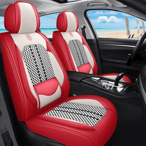 Kenzek Auto Schonbezüge für Suzuki Jimny, Auto-Schonbezug, Universal-Sitzbezug, PKW-Sitzbezug Sitzschoner für Auto, Van, SUV Rot