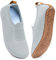 KOWAYI Pantoufles pour homme - Chaussures pieds nus - Unisexe - Respirantes - Légères - Tricot d'intérieur, Cs1324 Gris clair, 39 2/3 EU