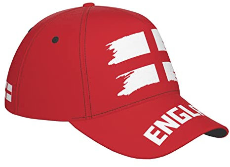 Herren Damen Distressed Basecap Flagge Von England Trucker Kappe Leicht Baseball Cap Reine Farbe Baseballkappe Für Wander Sport Angeln